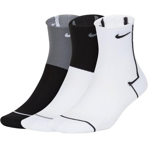 Nike CK6021 Everyday Plus Lightweight Training Ankle Socks 3-Pack - Picture 5 of 5